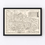 Switzerland Vintage Map 1581