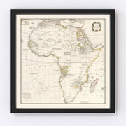 Africa Vintage Map 1755