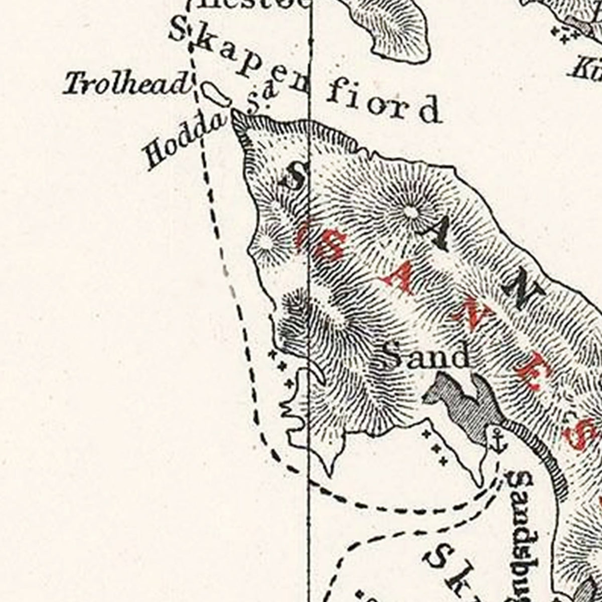 Restored historic details from the 1873 island map of County