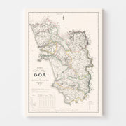 map of Goa India