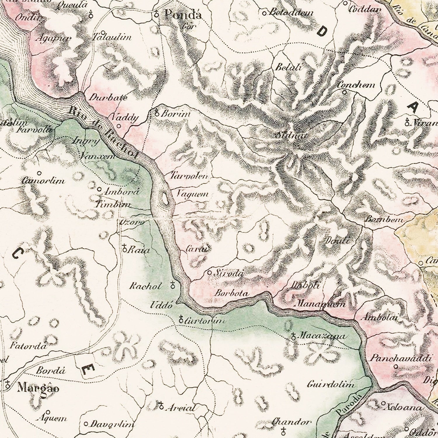 Restored historic details from the 1878 region map of County