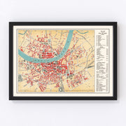 Basel Vintage Map 1895