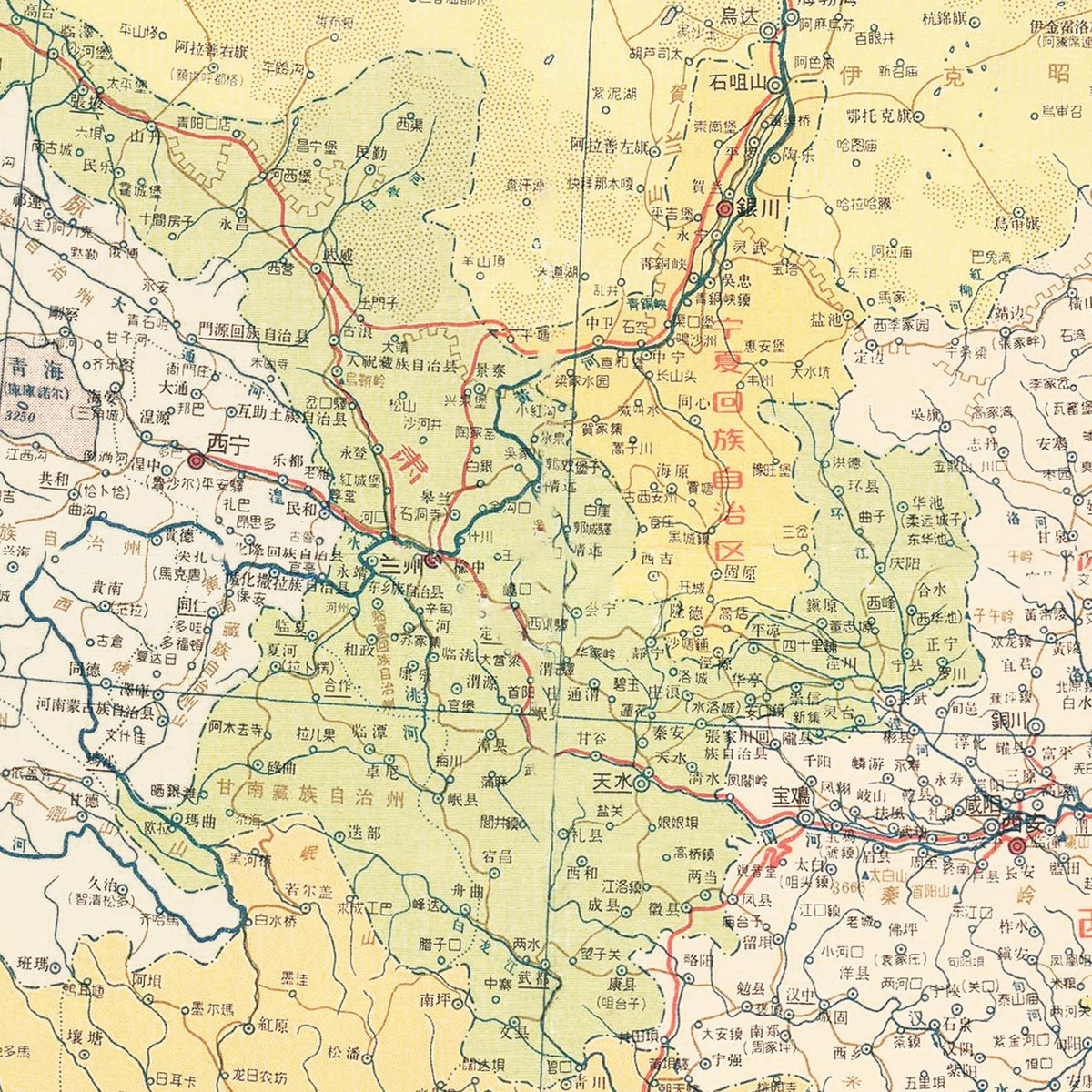Restored historic details from the 1966 country map of County