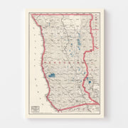 map of Mendocino Cou