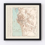 Manila Vintage Map 1945