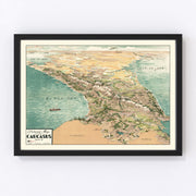 Caucasus Vintage Map 1930