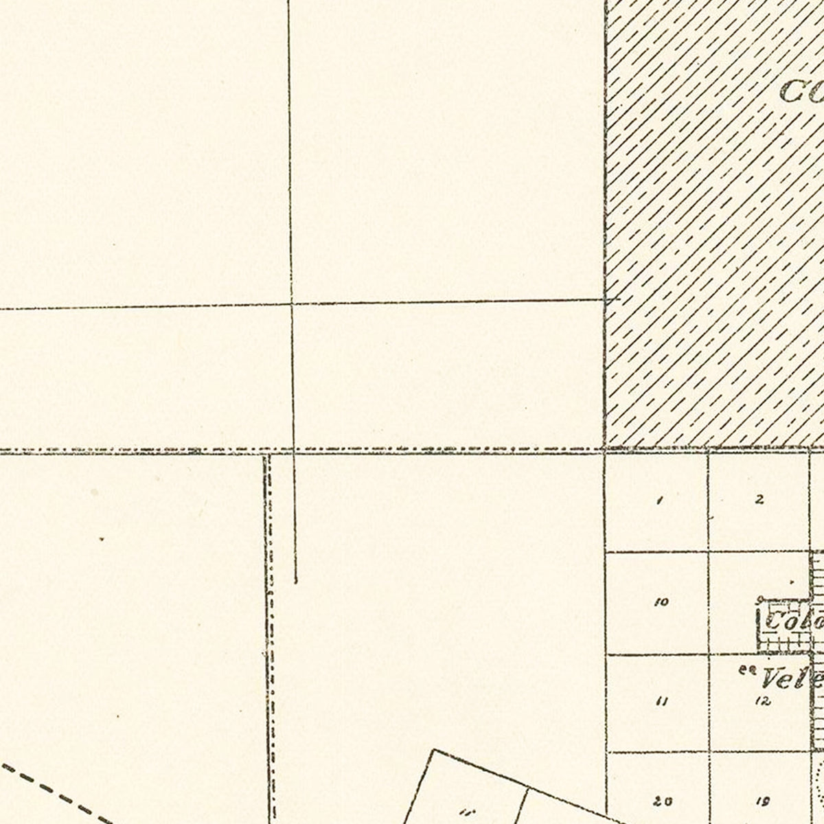 Restored historic details from the 1920 region map of County