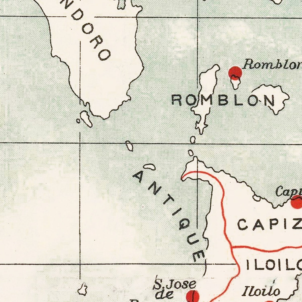 Restored historic details from the 1910 country map of County