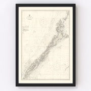Palawan Island Vintage Map 1938