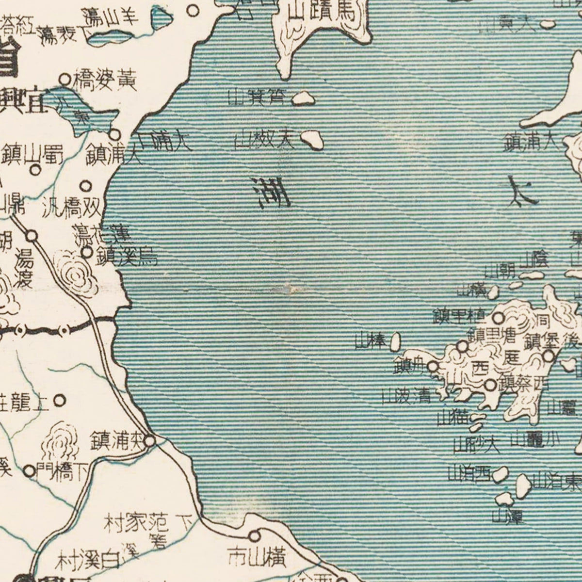 Restored historic details from the 1937 city map of Nanjing