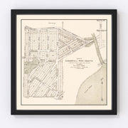 Summerall Park Heights Tavares Vintage Map 1926
