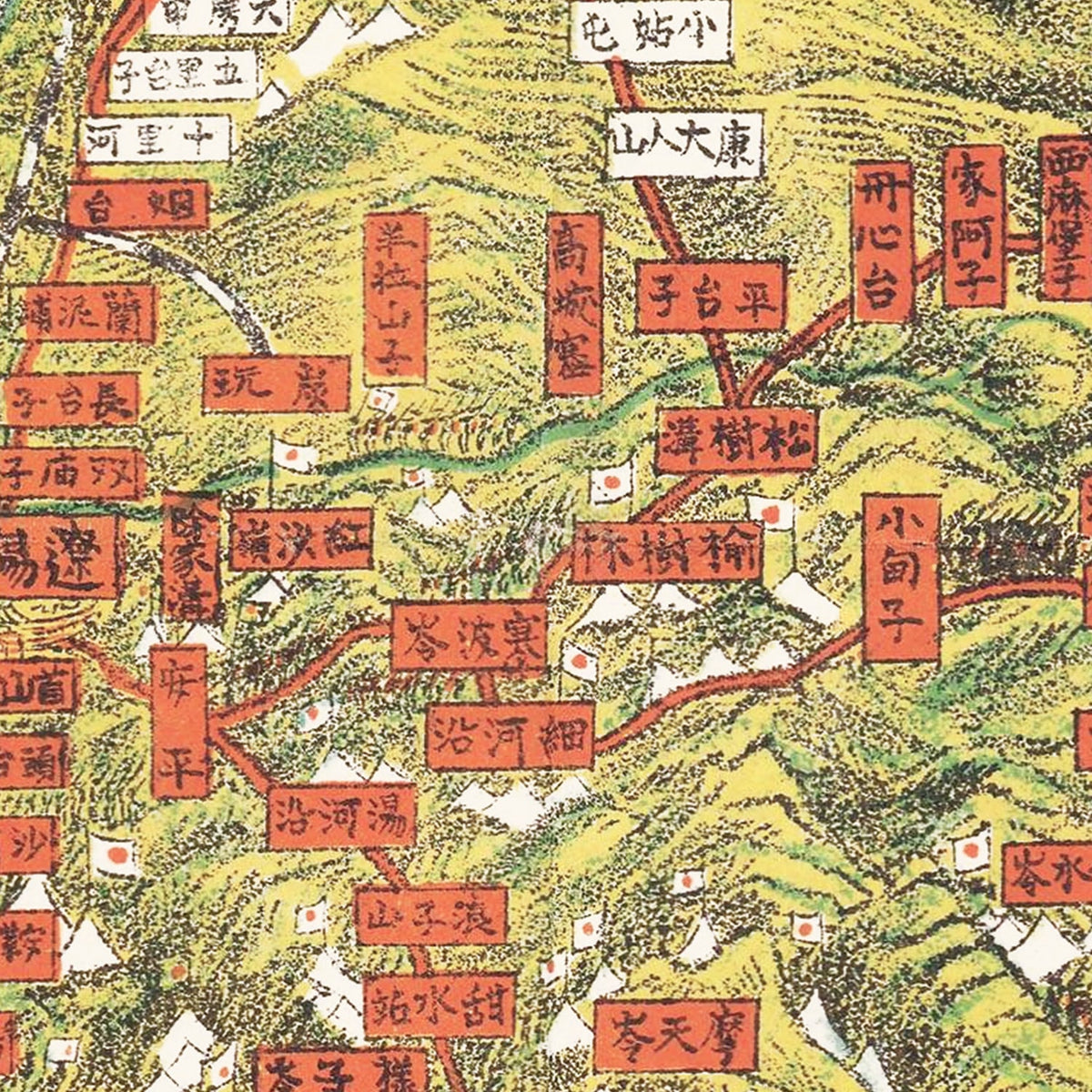 Restored historic details from the 1904 region map of County