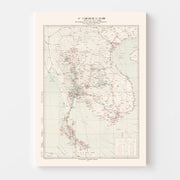 map of Thailand