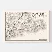 map of Cape Ann