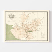 map of Jalisco Mexic