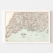 map of Coast Maine