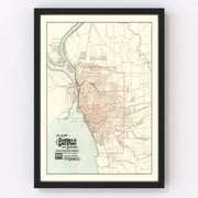 Buffalo Vintage Map 1891