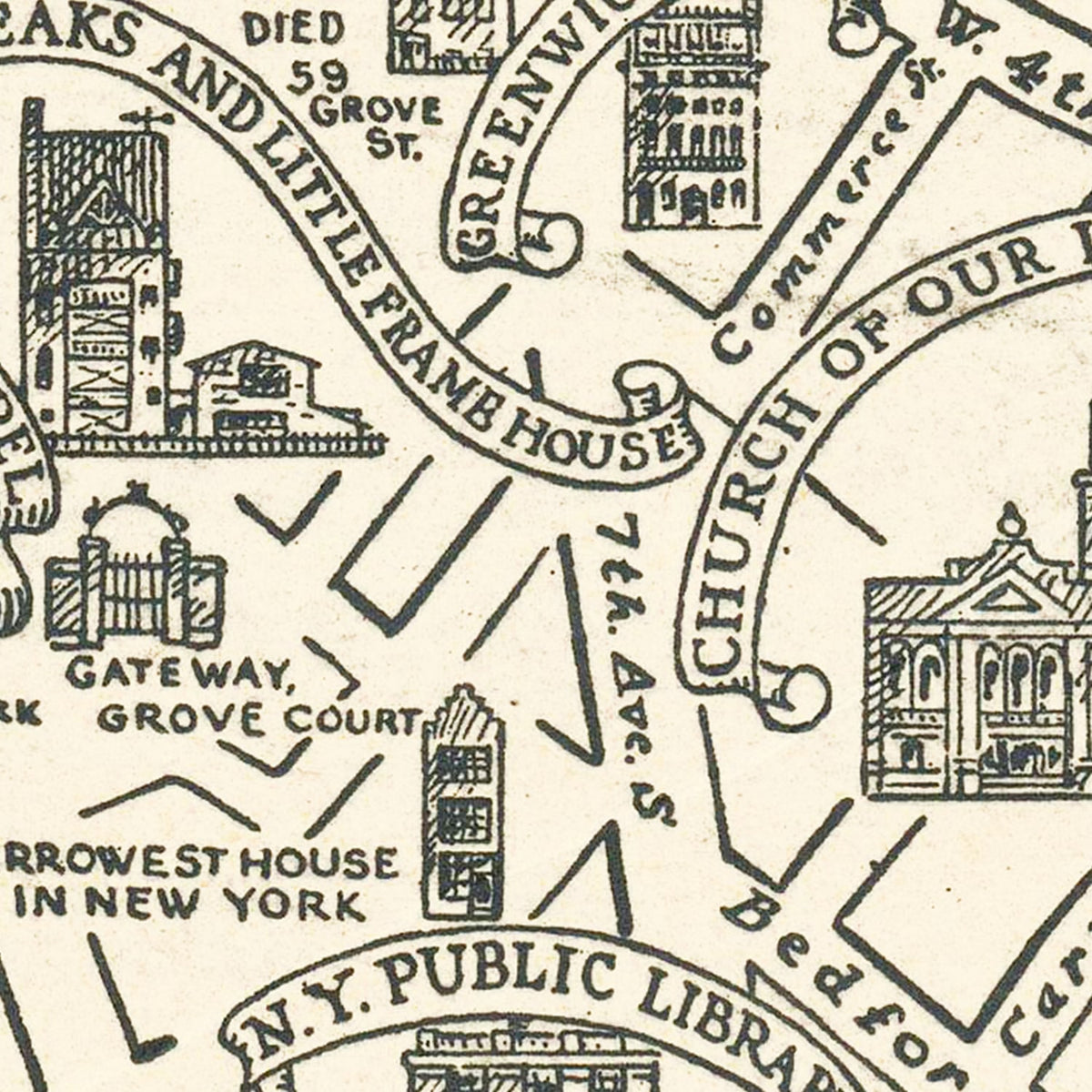 Vintage Greenwich Village Maps