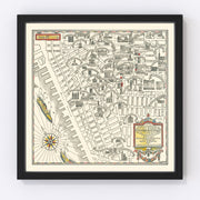 Greenwich Village Vintage Map 1934