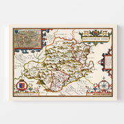 map of Montgomeryshi
