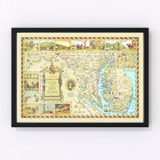 Maryland Vintage Map 1931