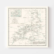 map of Shaanxi
