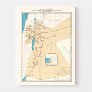 map of Hashemite