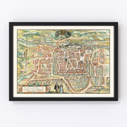 Weimar Vintage Map 1582