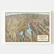 map of Hoover Dam