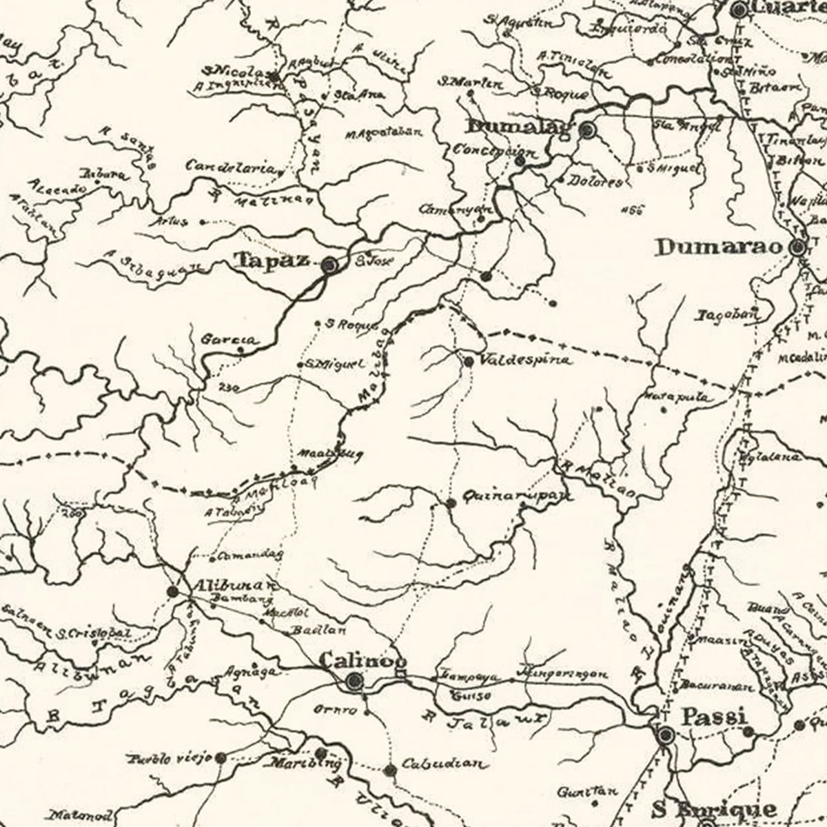 Restored historic details from the 1900 region map of County