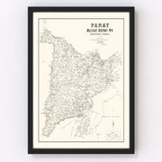 Panay, Philippines Vintage Map 1900