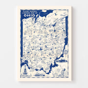 map of Ohio