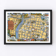Arequipa Vintage Map 1975