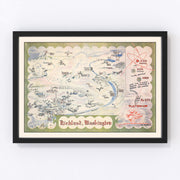 Richland Vintage Map 1946