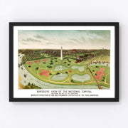 Washington Vintage Map 1892