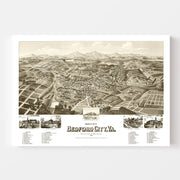 map of Bedford City