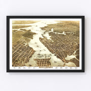 Norfolk Vintage Map 1873