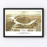 Norfolk Vintage Map 1892