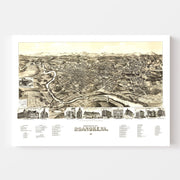 map of Roanoke