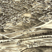 old Roanoke map