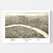 map of Fairmont & Pa