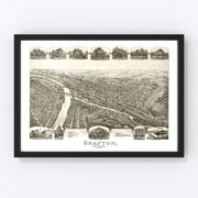 Grafton Vintage Map 1898