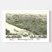 map of Moundsville