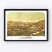 Phillippi Vintage Map 1861