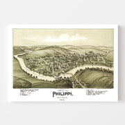 map of Phillippi