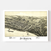 map of St. Mary's