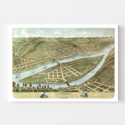 map of Wheeling