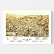 map of Durham