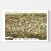 map of Raleigh