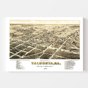 map of Valdosta